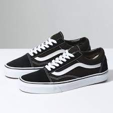 Tênis Vans preto e branco
